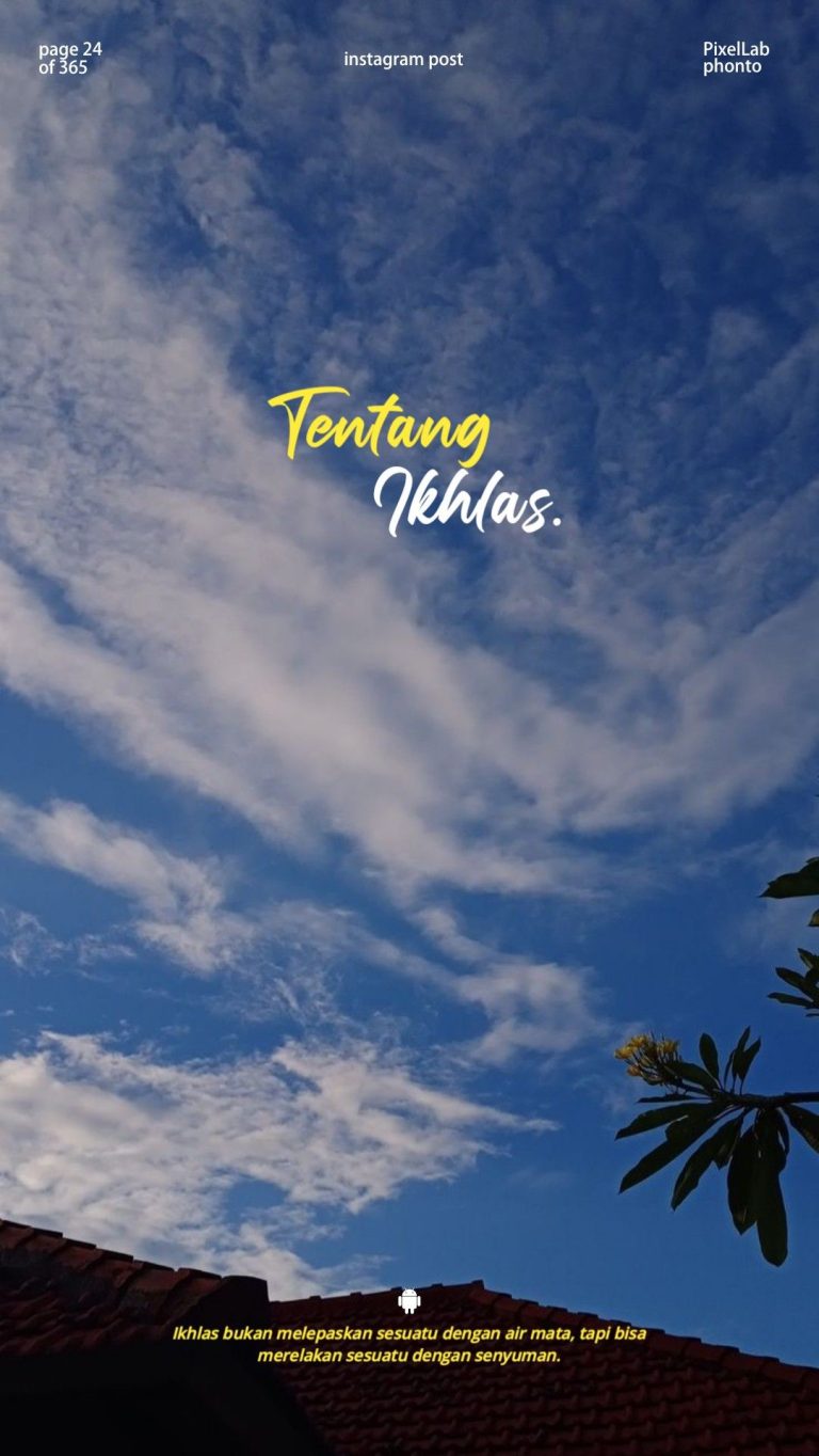 Ikhlas di masa modrn