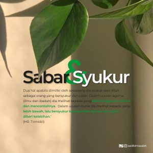 Keutamaan Syukur dalam Kehidupan Seorang Muslim