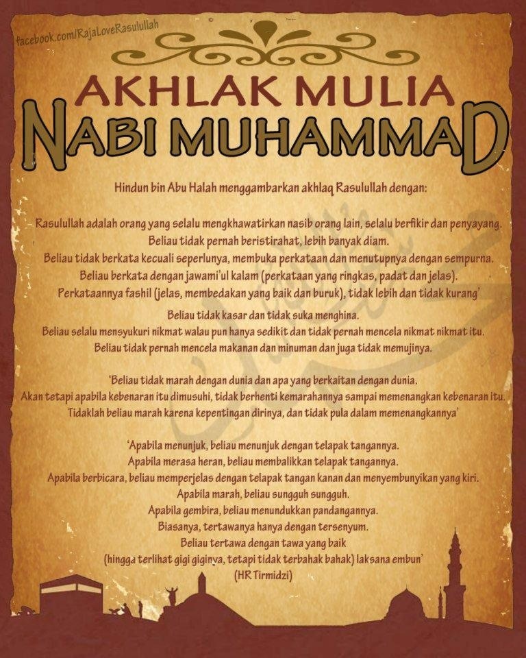 Akhlak Nabi Muhammad