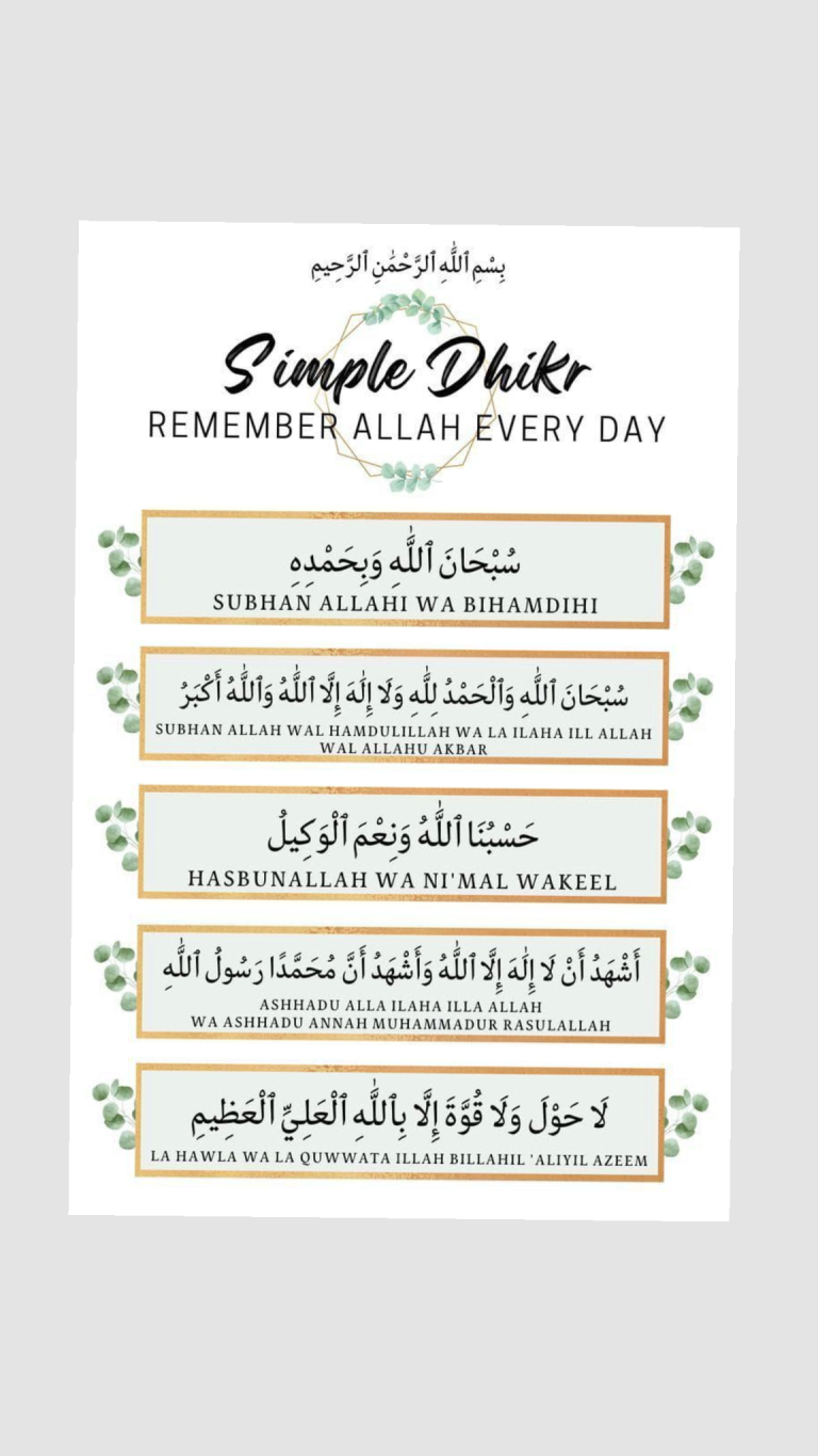 Dzikir penghapus dosa