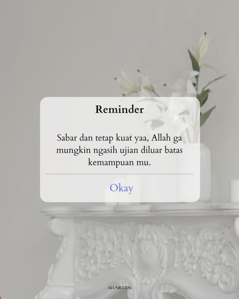 Sabar menerima ujian dari allah