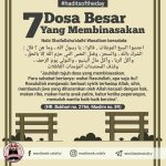 Daftar Dosa Besar yang Paling Dibenci Allah dalam Al-Qur’an Dosan besar dalam al quran