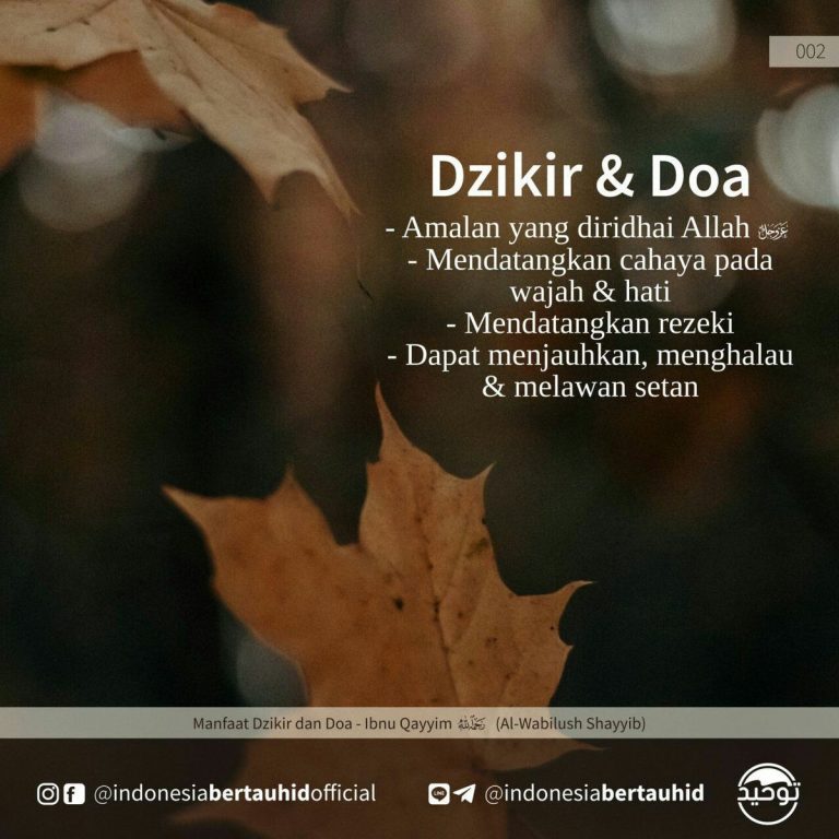 Dzikir melancarkan ibadah